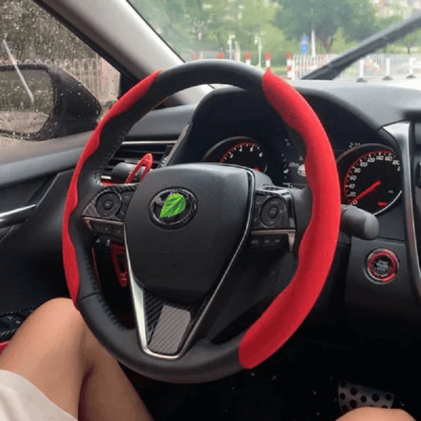 Car Anti-Skid Plush Steering Wheel Cover(2PCS)