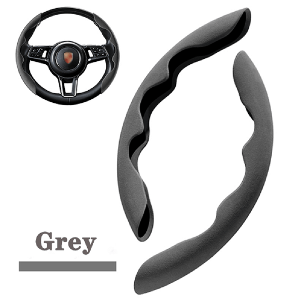 Car Anti-Skid Plush Steering Wheel Cover(2PCS)
