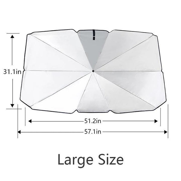 Summer Promotionš„Foldable Car Sun Umbrella-Block Heat UV