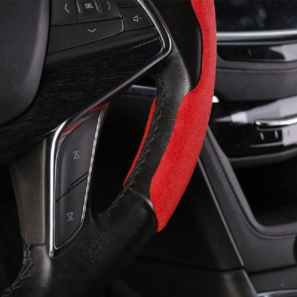 Car Anti-Skid Plush Steering Wheel Cover(2PCS)