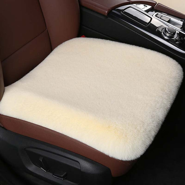 Plush Car Seat Cushion