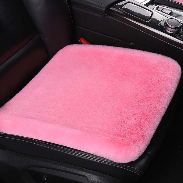 Plush Car Seat Cushion