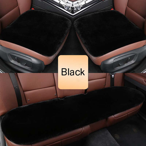 Plush Car Seat Cushion