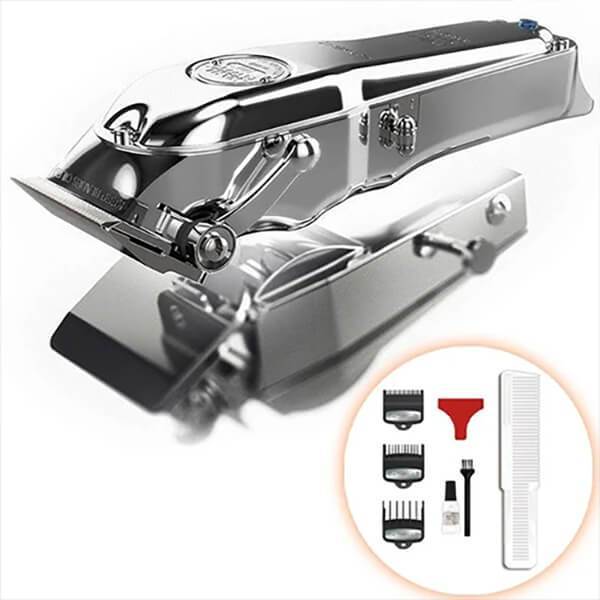 š60% OFF - Dual-Voltage Rechargeable Cordless Trimmer Men 0mm Baldheaded Hair Clipper