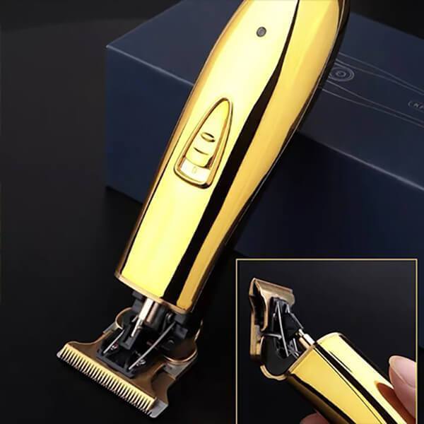 š60% OFF - Dual-Voltage Rechargeable Cordless Trimmer Men 0mm Baldheaded Hair Clipper