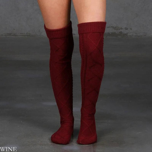 Over The Knee Knit Socks【50%OFF+Buy 2 FREE SHIPPING】
